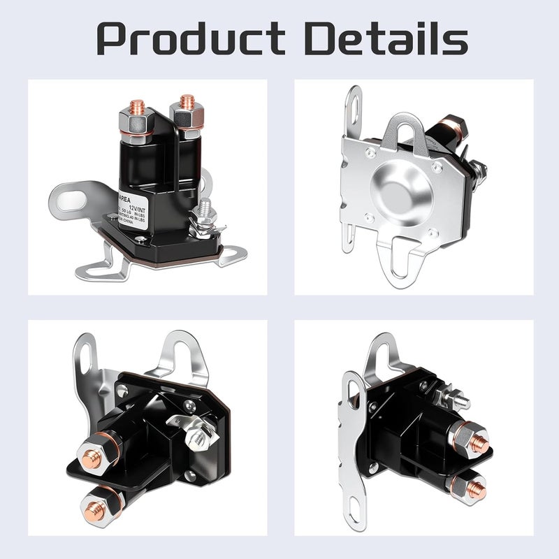 JTAREA 108-5349-00 Starter Solenoid 12V Lawn Mower Tractor Solenoids Replacement Parts for Bad Boy Zero Turn Mowers ZT CZT MZ MTD 925-1426A 725-0771 725-0530 925-0771 925-1426 725-1426 - Image 3